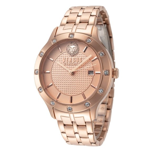 Versace Versus Rose Gold Diamond Ladies Watch